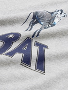 Stray Rats - Zebra Printed Cotton-Jersey T-Shirt - Gray