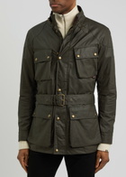 Belstaff Trialmaster Waxed Cotton Jacket Olive
