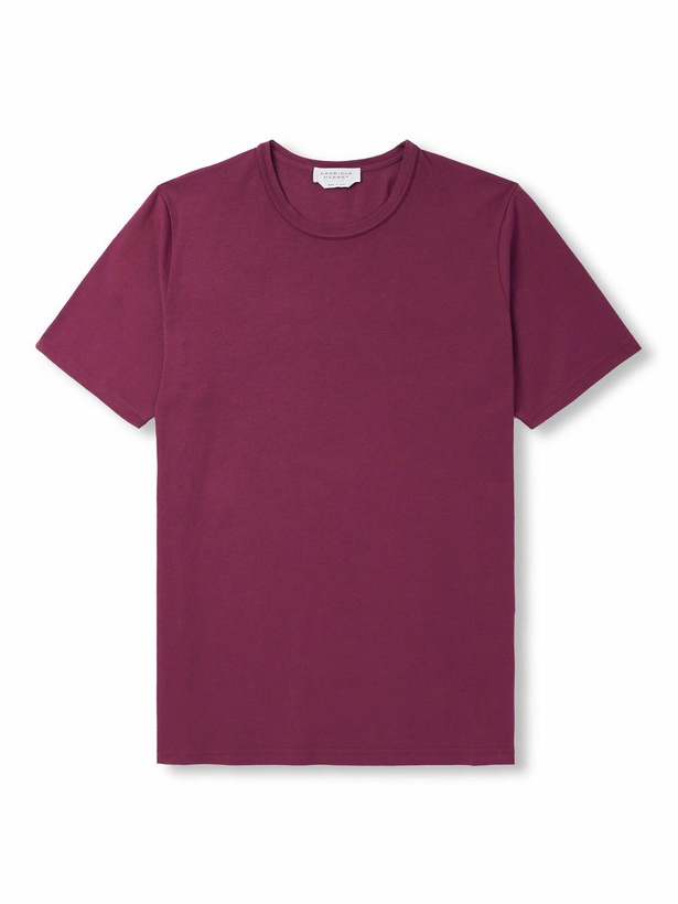 Photo: Gabriela Hearst - Bandeira Cotton-Jersey T-Shirt - Purple