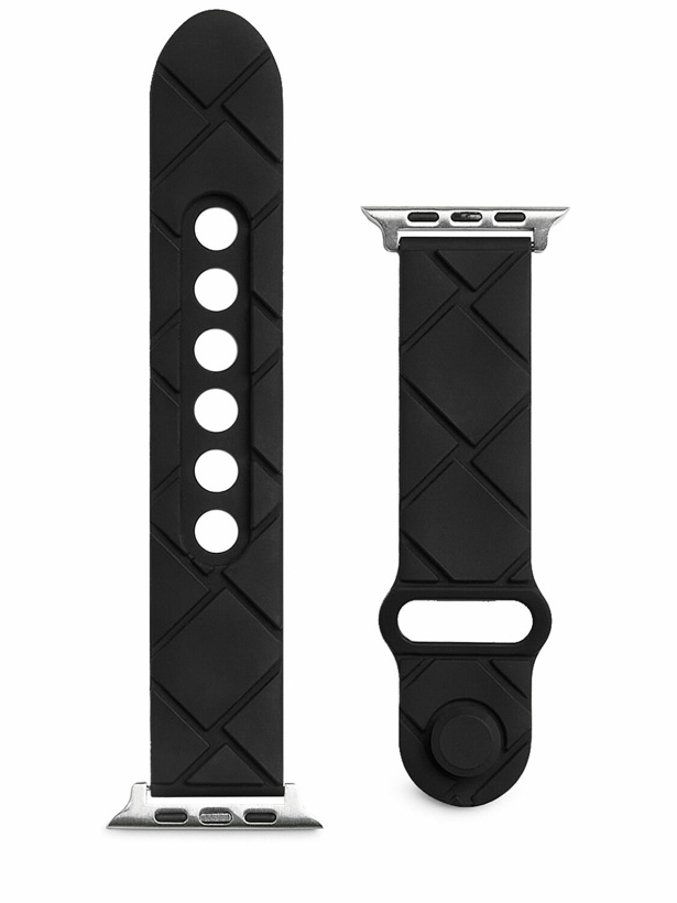 Photo: BOTTEGA VENETA Intreccio Rubber Silicone Watch Strap