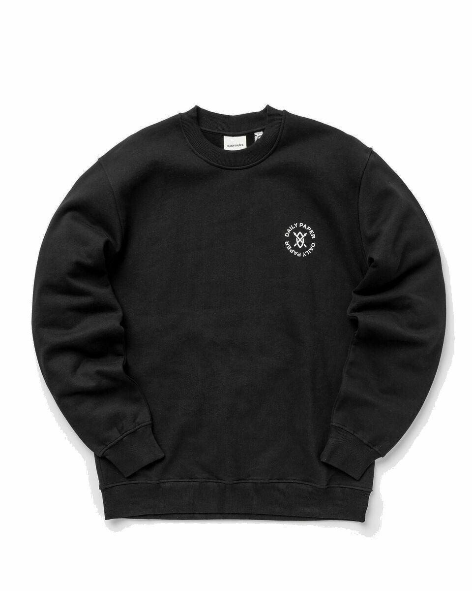 Photo: Daily Paper Circle Sweater Black - Mens - Sweatshirts
