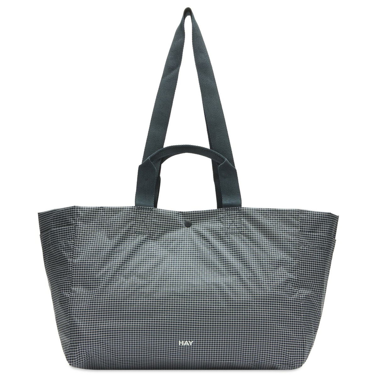 HAY Grid Weekend Bag - Small in Dark Blue 