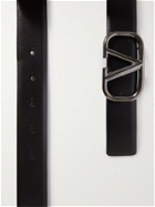 VALENTINO - Valentino Garavani 3.5cm Leather Belt - Black