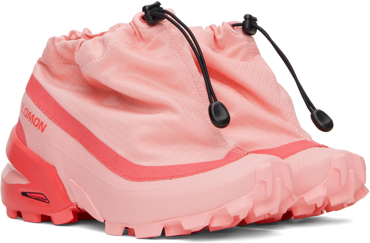 MM6 Maison Margiela Pink Salomon Edition Cross Low Sneakers