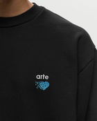 Arte Antwerp Cohen Pixel Heart Sweater Black - Mens - Sweatshirts