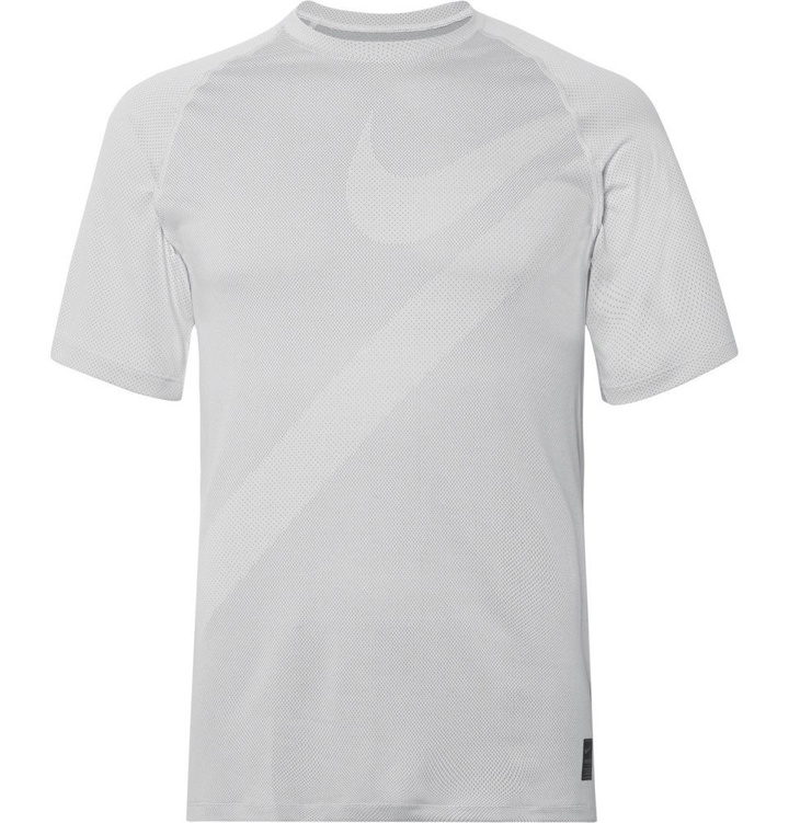 Photo: Nike Training - Slim-Fit Pro Dri-FIT T-Shirt - Light gray