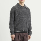 Norse Projects Men's Erik Donegal Diamond Jacket in Charcoal Grey