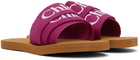 Chloé Kids Pink Printed Sandals