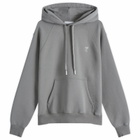 AMI Paris Men's Tonal ADC Hoodie in Smoke Grey