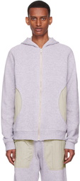 Arnar Már Jónsson Gray Cotton Hoodie