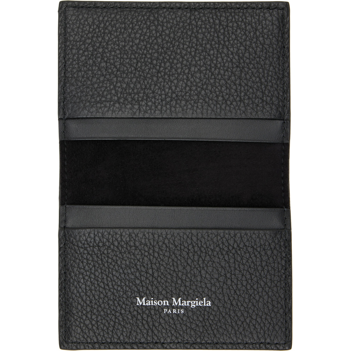 Maison Margiela Black Leather Card Holder