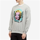 Comme des Garçons SHIRT Men's x Andy Warhol Marilyn Monroe Sweatsh in Top Grey