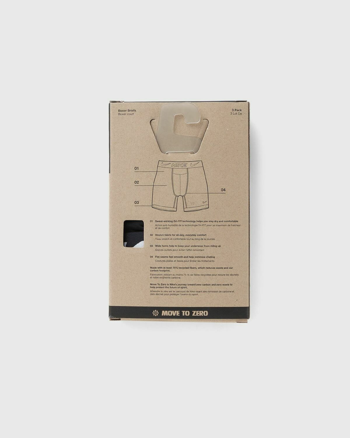 Nike BOXER BRIEF 3PK Black Mens Boxers & Brief