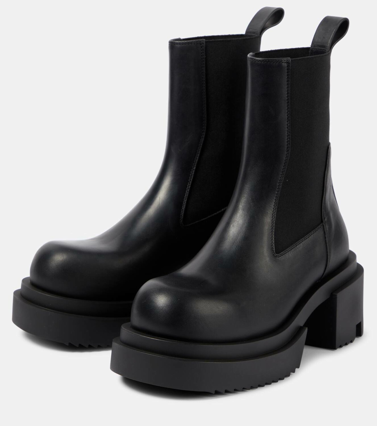 Rick Owens Beatle Bogun leather ankle boots Rick Owens