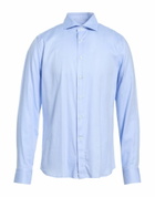 Canali Mens Shirt Light in Blue