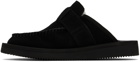 Suicoke Black LEMI-Mab Slip-On Loafers