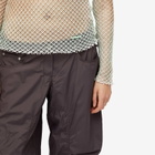 The Open Product Women's Ombre Mesh Knitted Top in Green