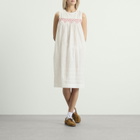 Damson Madder Women's Ambrose Midi Night Dress in White