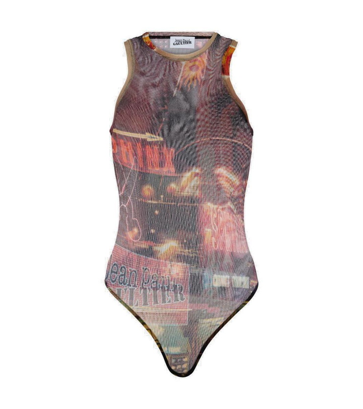 Photo: Jean Paul Gaultier Printed jersey bodysuit