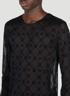 Marine Serre Flocked Mesh Top