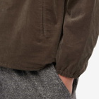Auralee Men's Finx Cord Popover Jacket in Dark Brown