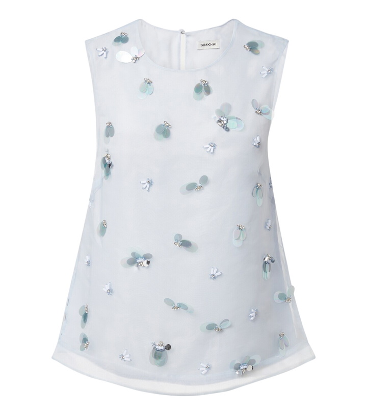 Photo: Simkhai Celia embellished top
