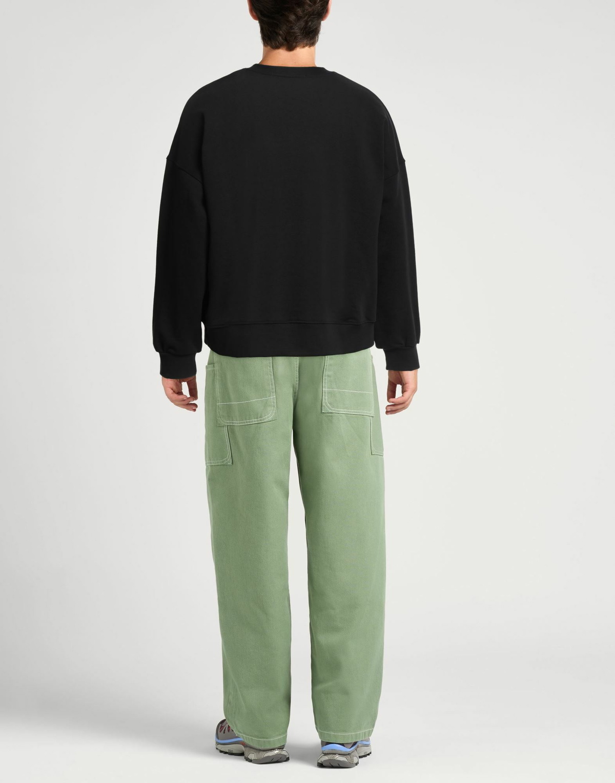 Barrow Mens Sweatshirt in Black