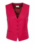 P. a.r. o.s. h. Womens Tailored Vest in Garnet