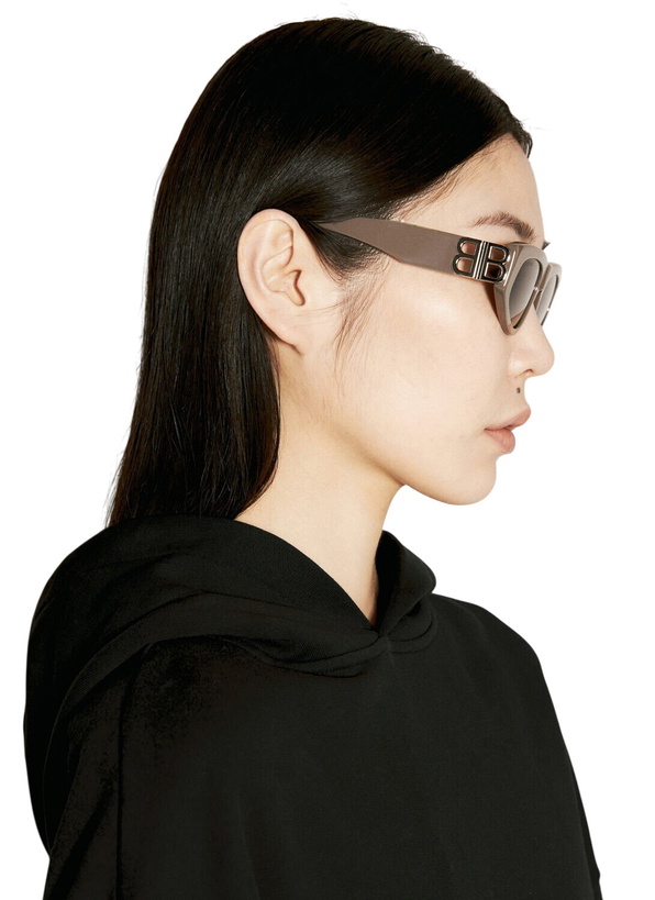 Balenciaga Women\'s Dinasty-linea Sunglasses in “Brown” Balenciaga BB0287S M (55 - 19) with Brown lenses and  main image 2