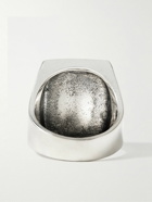 Enfants Riches Déprimés - Minutemen Engraved Silver Ring - Silver
