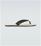 Christian Louboutin - Louloulight leather thong sandals