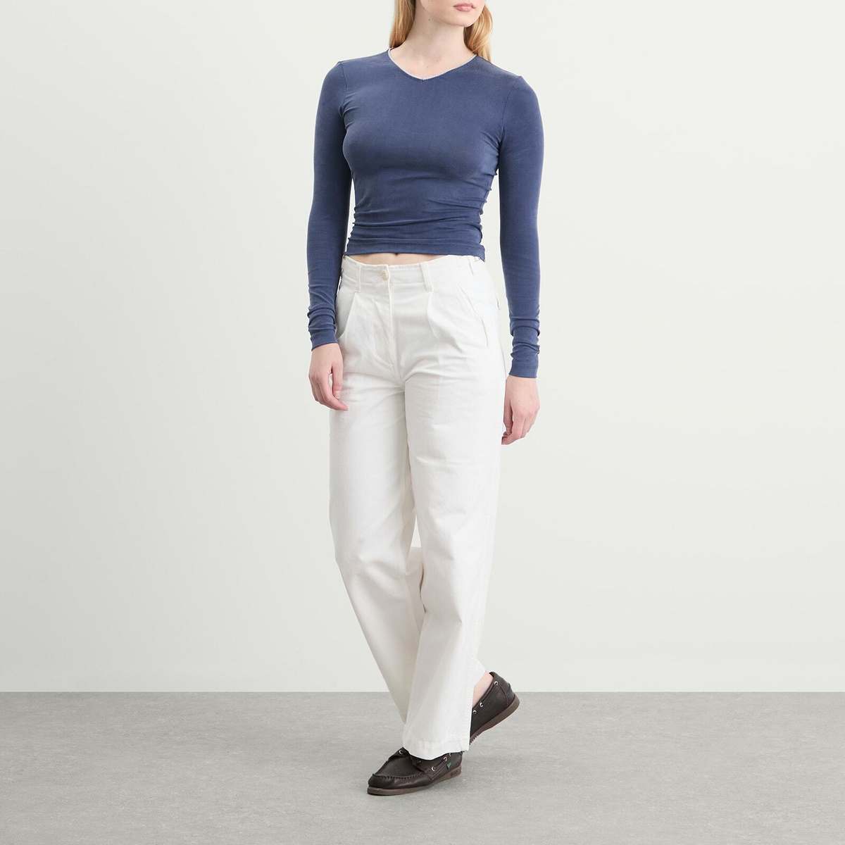 Fruity Booty Women's Second Skins V-Neck in Navy