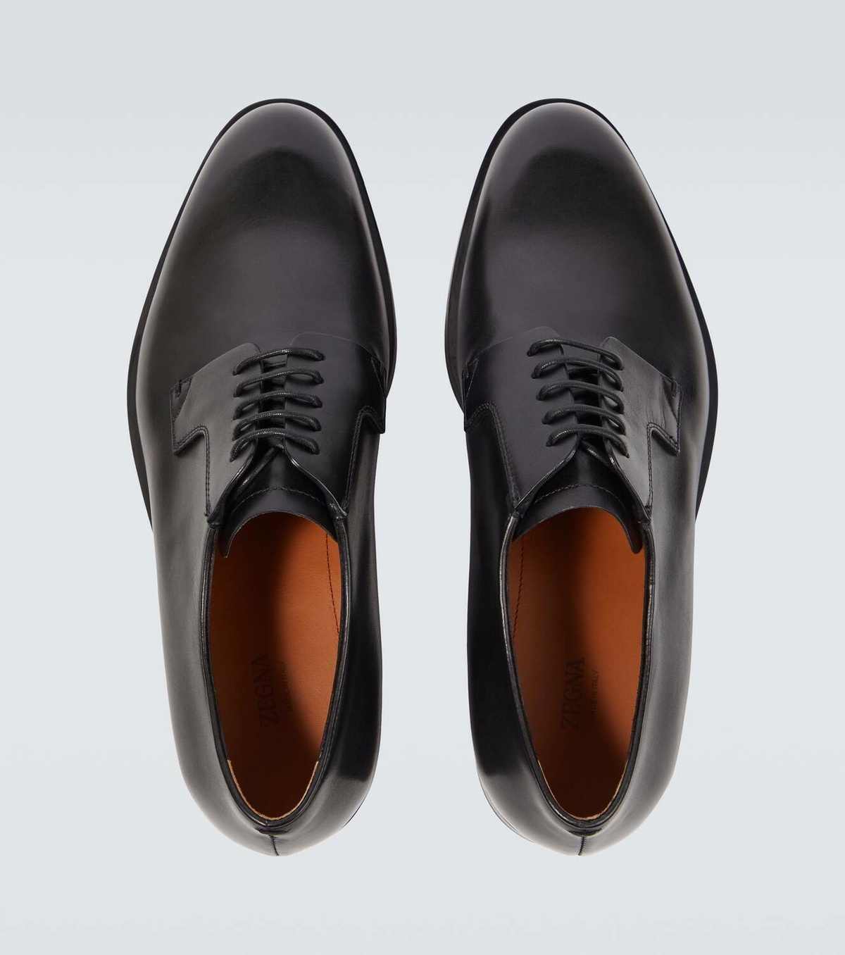 Zegna New Classic Flex leather Derby shoes