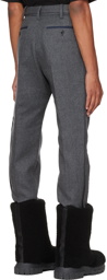 sacai Gray Belted Trousers