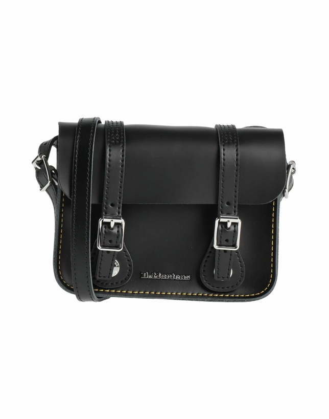 Photo: Dr. Martens "7" Leather Satchel Kiev" Womens Cross-body bag in Black