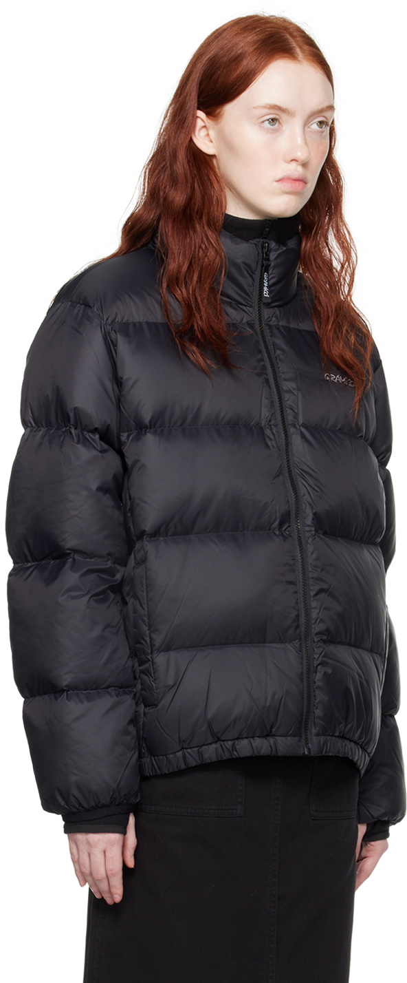 Gramicci Black Zip Down Jacket Gramicci