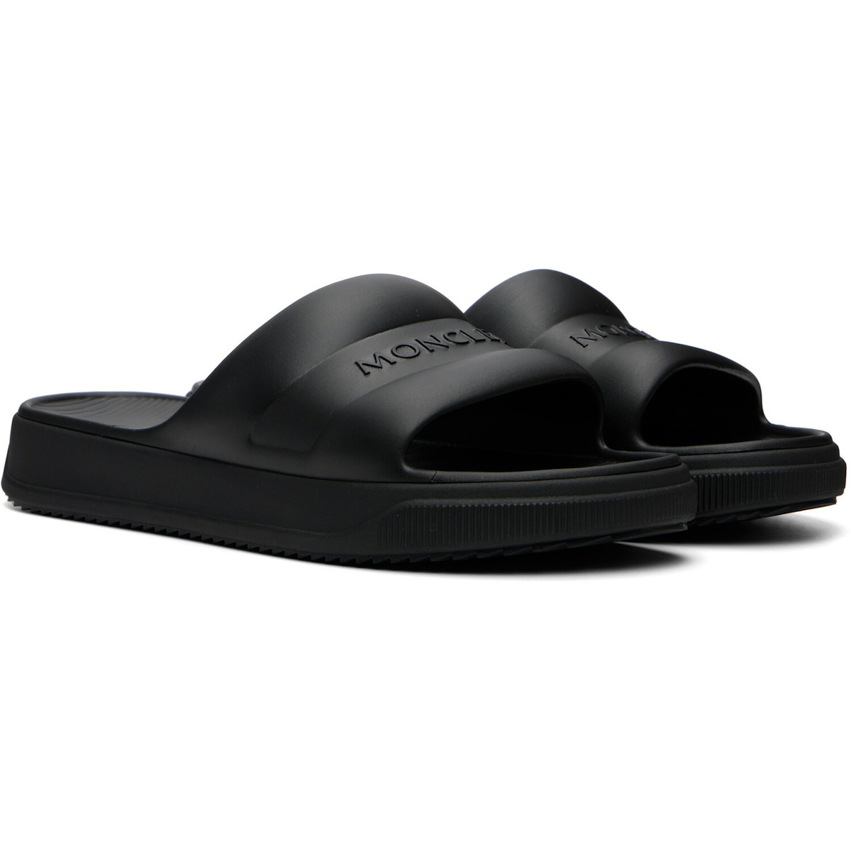 Moncler Black Altive Slides