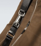 Lemaire XL Quiver Clip cotton canvas shoulder bag