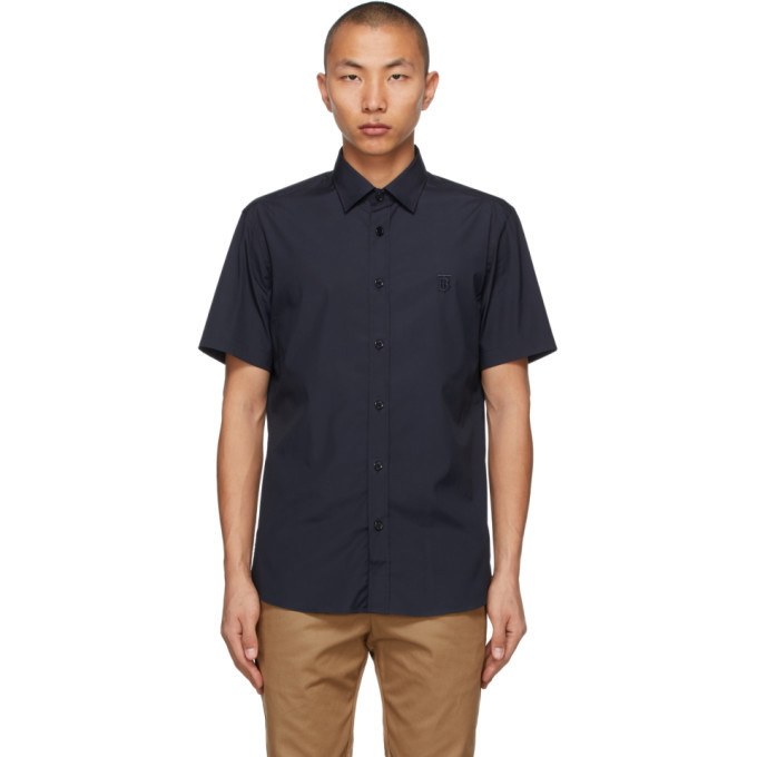 Photo: Burberry Navy Sherwood Short Sleeve Shirt