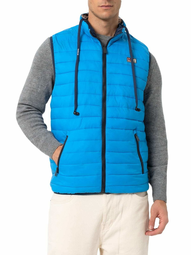 Photo: MC2 Saint Barth Man Bluette Padded Vest Aspen