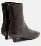 Toteme Leather ankle boots