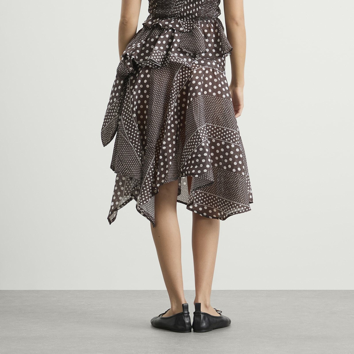 Damson Madder Women's Parker Sash Skirt in Dark Brown