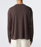 Frame Cotton jersey Henley shirt