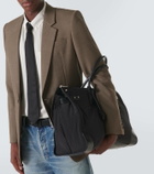 Saint Laurent Sac De Jour 48H leather-trimmed tote bag
