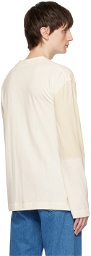 Schnayderman's Off-White Paneled Long Sleeve T-Shirt