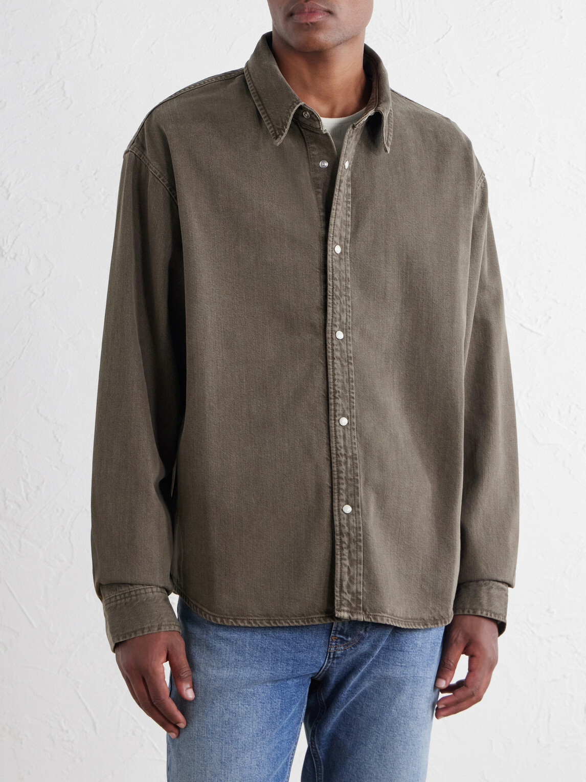 FRAME - Denim Overshirt - Brown