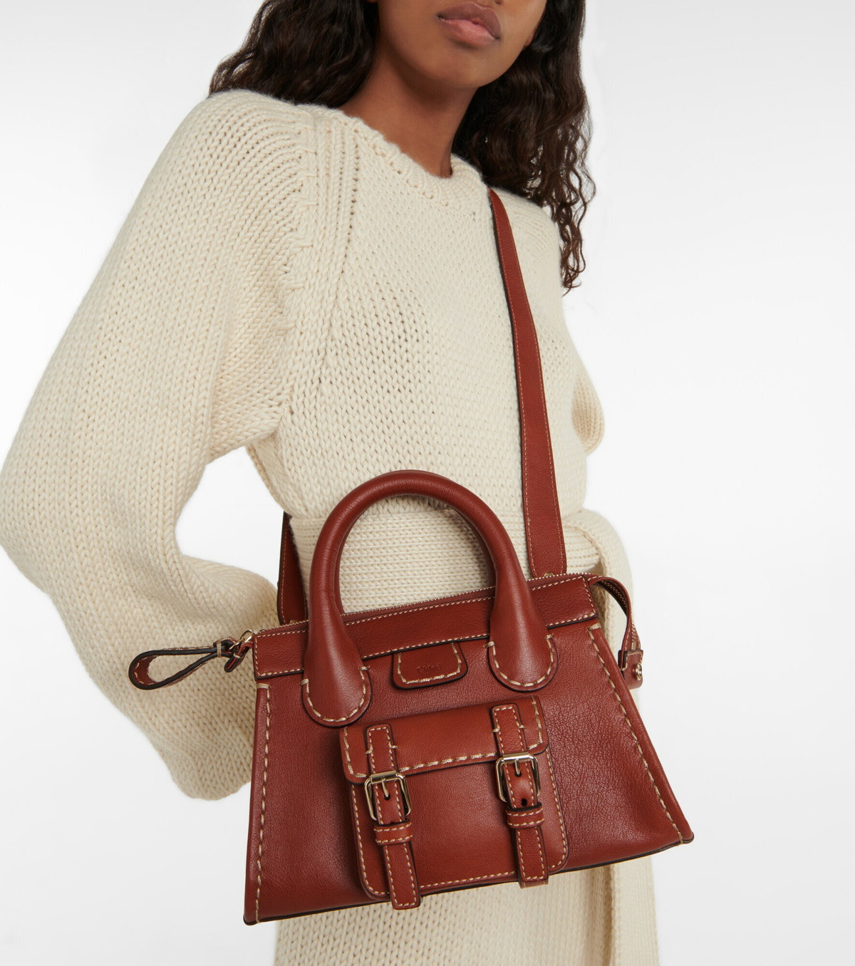 1690 New CHLOE Edith Mini Bag,ITALY,Satchel,Purse,Shoulder,Leather