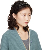 Toga Pulla Black Leather Headband