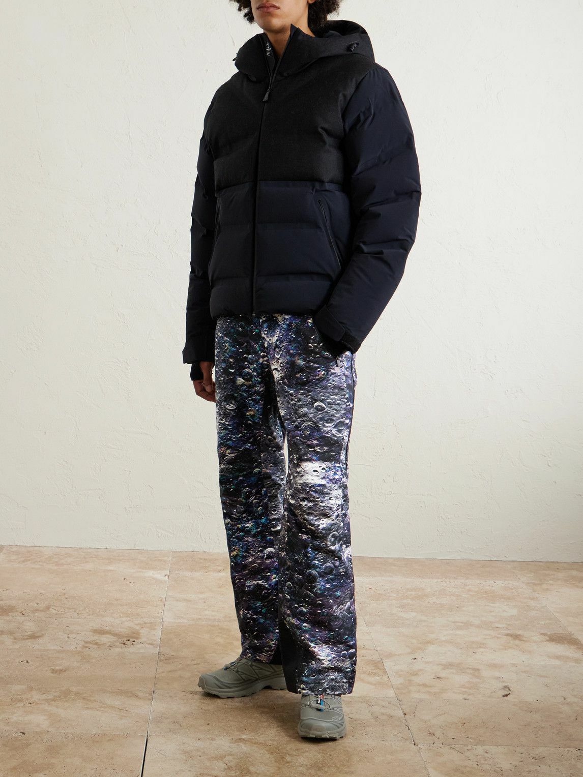 Aztech Mountain - Matthew Day Jackson Straight-leg Padded Printed Ski Pants - Blue