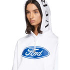 Versace White Ford Edition Sports Hoodie